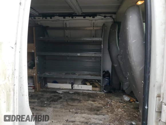 2010 Chevrolet Express Cargo with VIN 1GCZGFBG7A1138291, listed as a Copart auction lot 51048385 with 217,024 mi miles and Salvage title. Bid and sale history available at DreamBid. Image 12.