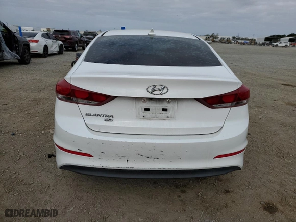 2018 Hyundai Elantra SE with VIN 5NPD74LF4JH380999, listed as a Copart auction lot 53142735 with 113,157 mi miles and Salvage Title. Bid and sale history available at carsss.com. Image 6.