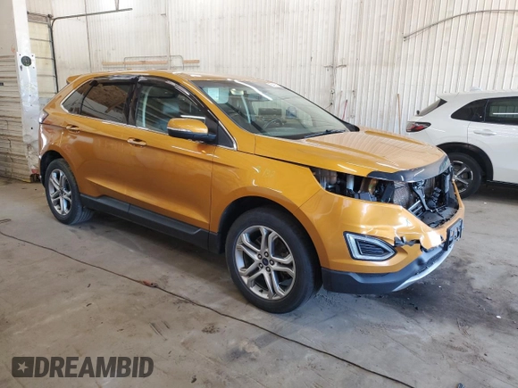 2016 Ford Edge Titanium with VIN 2FMPK4K91GBB41885, listed as a Copart auction lot 55491145 with 180,554 mi miles and Non Repairable. Bid and sale history available at DreamBid. Image 4.
