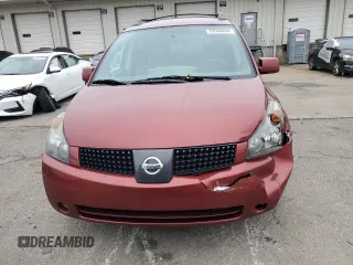 2004 Nissan Quest SE with VIN 5N1BV28U64N324264, listed as a Copart auction lot 79508494 with 0 mi miles and Salvage Title. Bid and sale history available at carsss.com. Image 5.