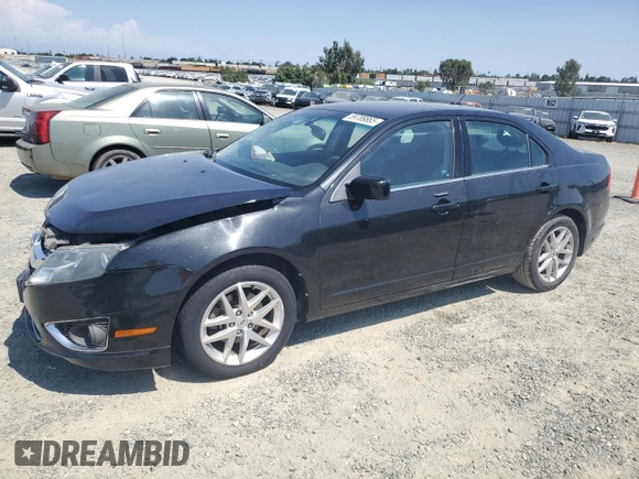 2012 Ford Fusion SEL with VIN 3FAHP0JG8CR250817, listed as a Copart auction lot 59789865 with 139,731 mi miles and Salvage title. Bid and sale history available at DreamBid. Image 1.