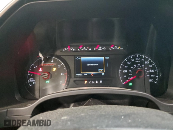 2018 Ford F-150 XL with VIN 1FTEW1EG8JFE21737, listed as a Copart auction lot 50178155 with 84,937 mi miles and Non Repairable. Bid and sale history available at carsss.com. Image 9.
