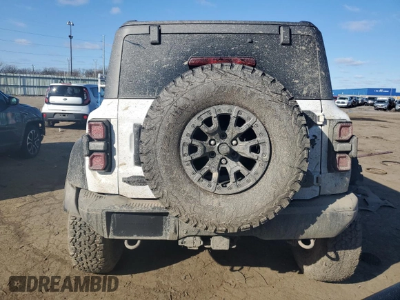 2023 Ford Bronco Raptor with VIN 1FMEE5JRXPLC05041, listed as a Copart auction lot 52328385 with 5,458 mi miles and Clean title. Bid and sale history available at DreamBid. Image 6.
