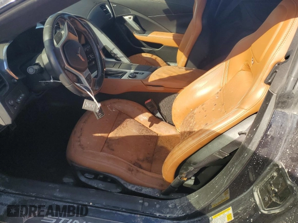 2015 Chevrolet Corvette 2LT with VIN 1G1YD2D76F5106922, listed as a Copart auction lot 73888084 with 0 mi miles and Non Repairable. Bid and sale history available at carsss.com. Image 7.