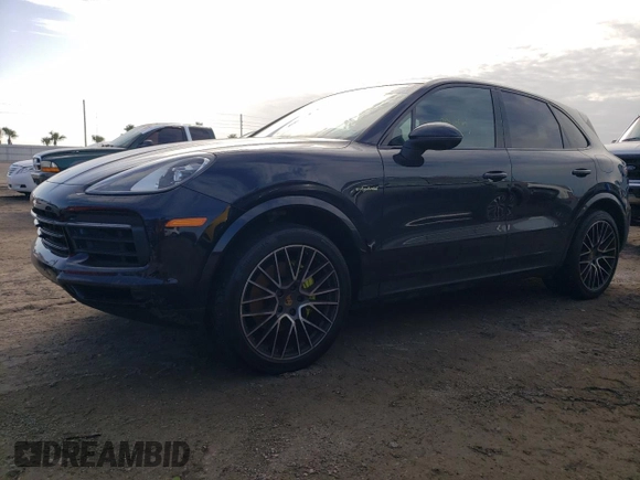 2021 Porsche Cayenne E-Hybrid with VIN WP1AE2AYXMDA24681, listed as a Copart auction lot 74823124 with 29,101 mi miles and Non repairable. Bid and sale history available at DreamBid. Image 1.