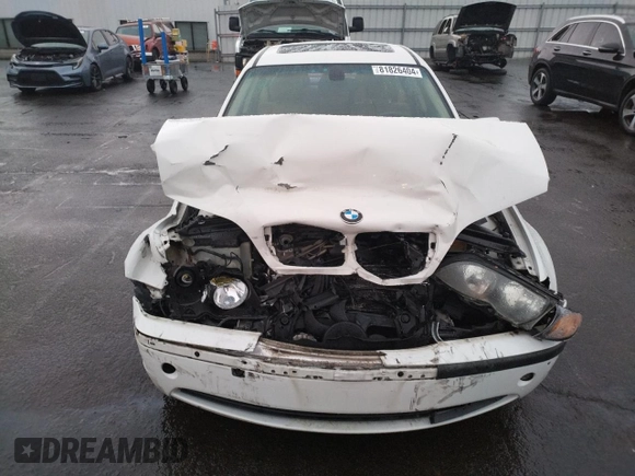 2004 BMW 3 Series 325i with VIN WBAAZ33464KP90177, listed as a Copart auction lot 81826404 with 85,494 mi miles and Salvage Title. Bid and sale history available at carsss.com. Image 5.