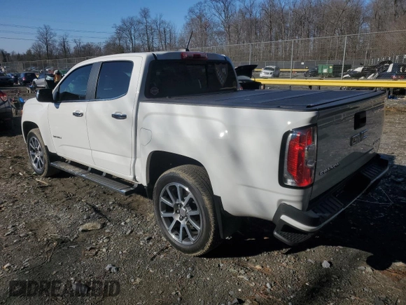 2020 GMC Canyon 4WD Denali with VIN 1GTG6EEN0L1240761, listed as a Copart auction lot 42572775 with 22,346 mi miles and Salvage Title. Bid and sale history available at carsss.com. Image 2.