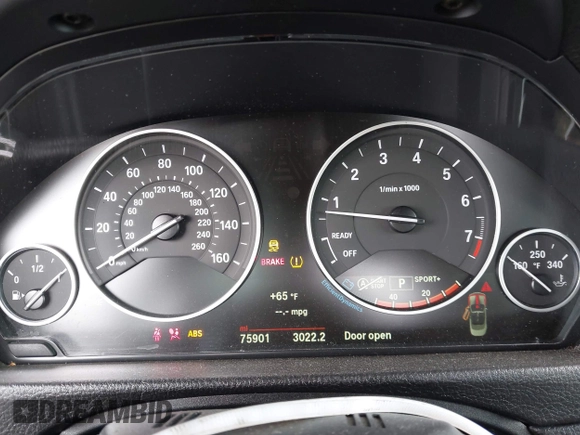 2015 BMW 4 Series 428i with VIN WBA3V7C5XFP772663, listed as a IAAI auction lot 42101012 with 75,901 mi miles and . Bid and sale history available at DreamBid. Image 7.