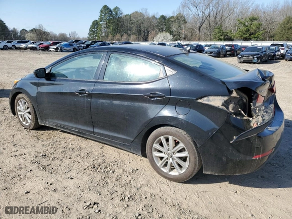 2014 Hyundai Elantra SE with VIN 5NPDH4AE7EH472525, listed as a Copart auction lot 48806745 with NaN miles and Salvage Title. Bid and sale history available at carsss.com. Image 2.
