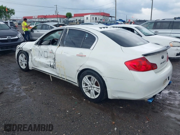 2012 Infiniti G25 Journey with VIN JN1DV6AP0CM700313, listed as a IAAI auction lot 42132045 with 131,210 mi miles and . Bid and sale history available at DreamBid. Image 3.