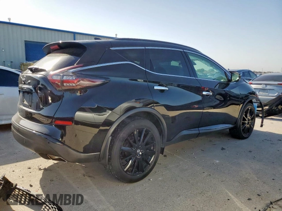 2023 Nissan Murano SV z VIN 5N1AZ2BJ4PC115006, wystawiony jako Copart lot #57662715 z przebiegiem 40 681 mil mil oraz Szkoda całkowita • Salvage title. Historia ofert i sprzedaży dostępna na DreamBid. Obrazek 3.