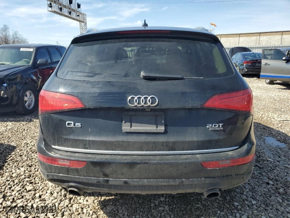 2015 Audi Q5 Premium Plus with VIN WA1LFAFP7FA133700, listed as a Copart auction lot 46695735 with NaN miles and Salvage Title. Bid and sale history available at carsss.com. Image 6.