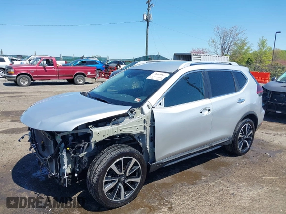 2019 Nissan Rogue SL with VIN 5N1AT2MV3KC781669, listed as a IAAI auction lot 42005947 with 85,461 mi miles. Bid and sale history available at carsss.com. Image 18.