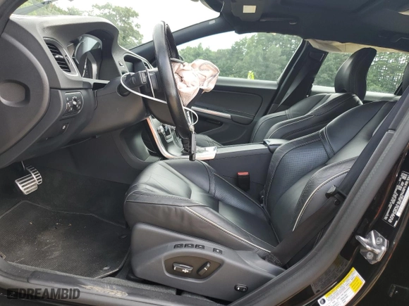 2017 Volvo V60 R-Design Platinum with VIN YV149MSS5H1369658, listed as a Copart auction lot 66592114 with 0 mi miles and Salvage Title. Bid and sale history available at carsss.com. Image 7.