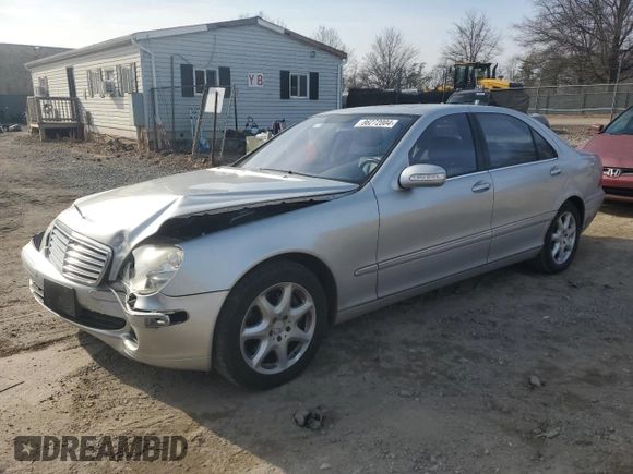 2006 Mercedes-Benz S 500 with VIN WDBNG84JX6A481931, listed as a Copart auction lot 86272004 with 69,597 mi miles and Salvage title. Bid and sale history available at DreamBid. Image 1.