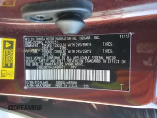 2018 Toyota Highlander Limited z VIN 5TDDZRFH4JS498761, wystawiony jako Copart lot #55915185 z przebiegiem 61 244 mil mil oraz Szkoda całkowita • Salvage title. Historia ofert i sprzedaży dostępna na DreamBid. Obrazek 14.