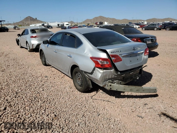 2017 Nissan Sentra S with VIN 3N1AB7AP6HY237695, listed as a Copart auction lot 52193425 with 187,850 mi miles and Salvage Title. Bid and sale history available at DreamBid. Image 2.