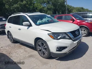 2017 Nissan Pathfinder SL with VIN 5N1DR2MM1HC680626, listed as a IAAI auction lot 42799068 with 109,031 mi miles and . Bid and sale history available at DreamBid. Image 1.