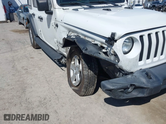 2020 Jeep Wrangler Unlimited Sport S с VIN 1C4HJXDN0LW204734, выставлен на аукционе IAAI как лот 42128859 с пробегом 92 017 миль миль и . История ставок и продаж доступна на DreamBid. Изображение 6.
