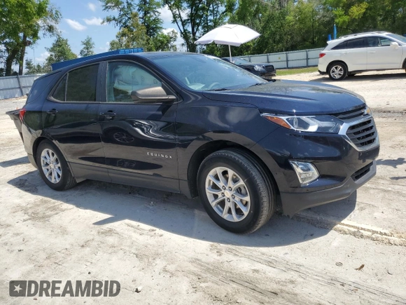 2021 Chevrolet Equinox LS with VIN 3GNAXHEV7MS125392, listed as a Copart auction lot 50818495 with 37,258 mi miles and Non Repairable. Bid and sale history available at DreamBid. Image 4.
