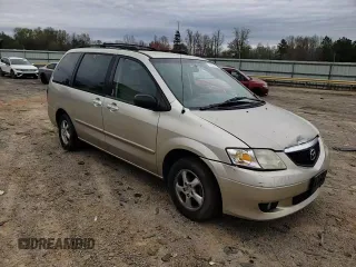 2002 Mazda MPV LX with VIN JM3LW28J120310009, listed as a Copart auction lot 51272115 with 98,847 mi miles and Salvage title. Bid and sale history available at DreamBid. Image 12.