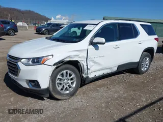 2021 Chevrolet Traverse LT Cloth with VIN 1GNEVGKW0MJ260455, listed as a IAAI auction lot 41852970 with 22,178 mi miles. Bid and sale history available at carsss.com. Image 18.