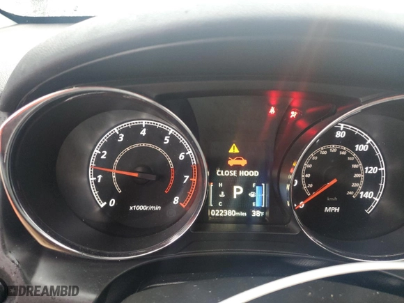 2023 Mitsubishi Outlander Sport ES with VIN JA4ARUAU9PU013457, listed as a Copart auction lot 43518435 with 22,380 mi miles and Salvage Title. Bid and sale history available at carsss.com. Image 9.