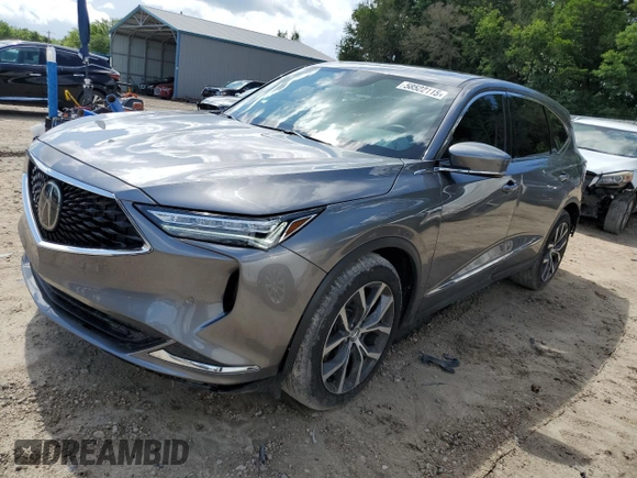 2024 Acura MDX Technology with VIN 5J8YD9H43RL005516, listed as a Copart auction lot 58522115 with 7,065 mi miles and Salvage title. Bid and sale history available at DreamBid. Image 1.
