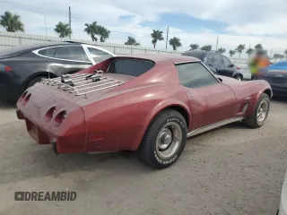 1976 Chevrolet Corvette with VIN 1Z37L6S431291, listed as a Copart auction lot 76202464 with Not provided miles and Salvage title. Bid and sale history available at DreamBid. Image 3.