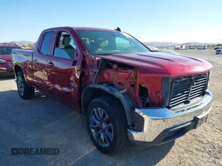 2019 Chevrolet Silverado 1500 LT with VIN 1GCRWCEKXKZ255397, listed as a IAAI auction lot 41131820 with 50,735 mi miles and . Bid and sale history available at DreamBid. Image 1.