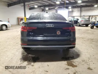 2019 Audi A4 Premium with VIN WAUDNAF43KA108576, listed as a Copart auction lot 51699025 with 54,950 mi miles and Salvage title. Bid and sale history available at DreamBid. Image 6.