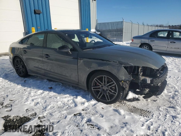 2023 Audi A5 Sportback S line Premium Plus with VIN WAUFACF55PA023691, listed as a Copart auction lot 85666584 with 6,449 mi miles and Salvage Title. Bid and sale history available at carsss.com. Image 4.