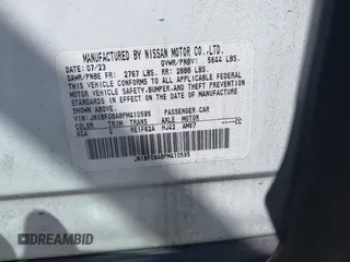 2023 Nissan ARIYA Premiere z VIN JN1BF0BA8PM410595, wystawiony jako IAAI lot #41999813 z przebiegiem 26 432 mil mil oraz . Historia ofert i sprzedaży dostępna na DreamBid. Obrazek 9.