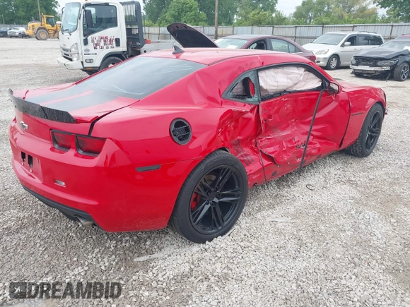 2013 Chevrolet Camaro LT with VIN 2G1FB1E33D9125432, listed as a IAAI auction lot 42292034 with 39,316 mi miles and . Bid and sale history available at DreamBid. Image 4.