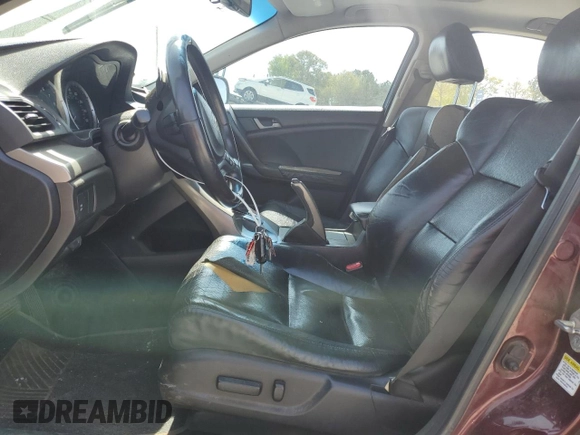 2009 Acura TSX with VIN JH4CU26619C014766, listed as a Copart auction lot 51204915 with 243,439 mi miles and Salvage Title. Bid and sale history available at carsss.com. Image 7.