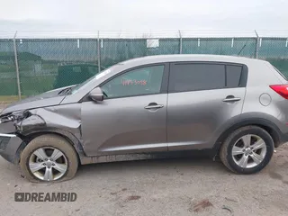 2012 Kia Sportage LX with VIN KNDPB3A28C7332354, listed as a IAAI auction lot 41933058 with 75,938 mi miles. Bid and sale history available at carsss.com. Image 14.