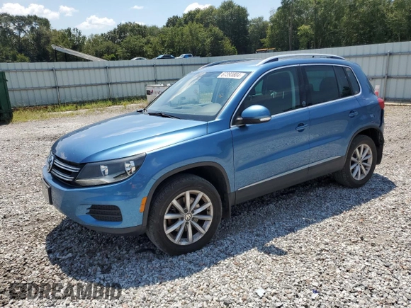 2017 Volkswagen Tiguan Wolfsburg Edition with VIN WVGSV7AX3HK004585, listed as a Copart auction lot 67393804 with 94,222 mi miles and Non repairable. Bid and sale history available at DreamBid. Image 1.