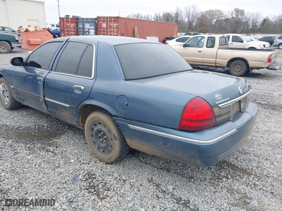 2007 Mercury Grand Marquis GS with VIN 2MEFM74V27X609128, listed as a IAAI auction lot 41474359 with 99,050 mi miles. Bid and sale history available at carsss.com. Image 3.