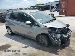 2015 Nissan Note S with VIN 3N1CE2CP1FL412784, listed as a Copart auction lot 57914145 with 89,448 mi miles and Salvage title. Bid and sale history available at DreamBid. Image 4.