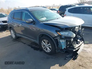 2015 Nissan Rogue SL with VIN 5N1AT2MV3FC752646, listed as a IAAI auction lot 41038720 with 74,490 mi miles and . Bid and sale history available at carsss.com. Image 1.