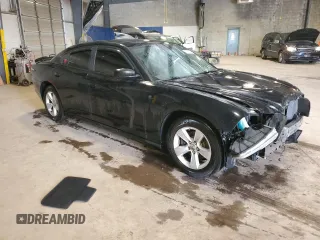 2014 Dodge Charger SE with VIN 2C3CDXBG1EH117145, listed as a Copart auction lot 55127695 with 182,476 mi miles and Salvage Title. Bid and sale history available at DreamBid. Image 4.