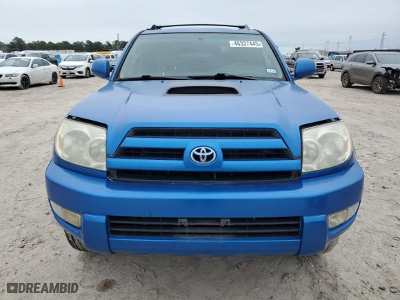 2005 Toyota 4Runner SR5 with VIN JTEZU14R558031744, listed as a Copart auction lot 46337445 with 249,301 mi miles and Salvage Title. Bid and sale history available at carsss.com. Image 5.
