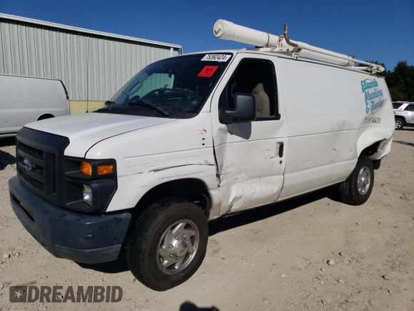 2011 Ford Econoline Cargo Commercial with VIN 1FTNE1EW6BDB11464, listed as a Copart auction lot 75392424 with 192,059 mi miles and Salvage Title. Bid and sale history available at DreamBid. Image 1.