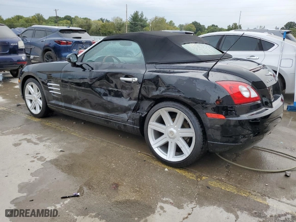 2006 Chrysler Crossfire Limited with VIN 1C3AN65L36X069930, listed as a Copart auction lot 71369644 with 54960 miles and Non Repairable. Bid and sale history available at carsss.com. Image 2.