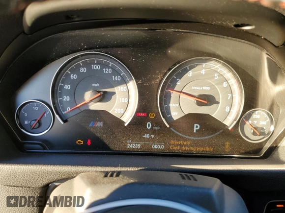 2018 BMW M4 with VIN WBS4Z9C59JEA24106, listed as a Copart auction lot 86923274 with 24,235 mi miles and Salvage title. Bid and sale history available at DreamBid. Image 9.