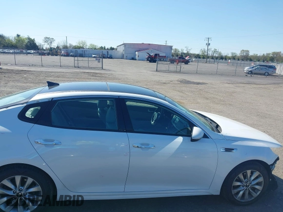2016 Kia Optima EX with VIN 5XXGU4L35GG098080, listed as a IAAI auction lot 41994612 with 86,646 mi miles and . Bid and sale history available at carsss.com. Image 13.