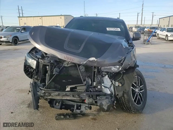 2018 Jeep Grand Cherokee Trailhawk with VIN 1C4RJFLG8JC335698, listed as a Copart auction lot 44369295 with 96,004 mi miles and Salvage Title. Bid and sale history available at carsss.com. Image 15.