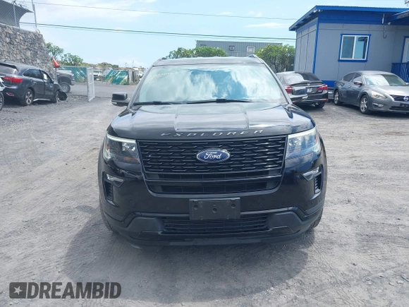 2019 Ford Explorer Sport with VIN 1FM5K8GT9KGA10143, listed as a IAAI auction lot 41935836 with 62,531 mi miles and . Bid and sale history available at DreamBid. Image 12.