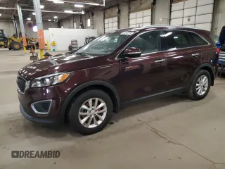 2016 Kia Sorento LX with VIN 5XYPG4A3XGG052847, listed as a Copart auction lot 52000215 with 86,958 mi miles and Clean Title. Bid and sale history available at carsss.com. Image 1.