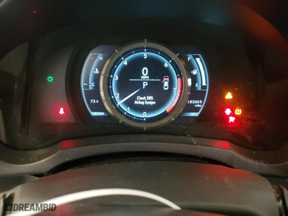 2014 Lexus IS 250 with VIN JTHCF1D22E5012950, listed as a Copart auction lot 50424565 with 183,069 mi miles and Salvage Title. Bid and sale history available at carsss.com. Image 9.